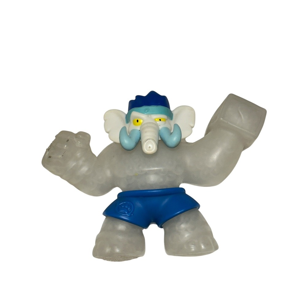 Heroes Of Goo Jit‎ Zu Gigatusk (Mammoth) Stretch Dry Beaded Rare Figure By Moose